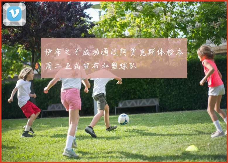 伊布之子成功通过阿贾克斯体检本周二正式宣布加盟球队